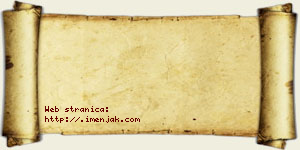 Tijana Perov vizit kartica